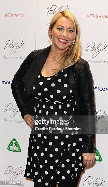 Laura Hamilton attends the Mothercare VIP Christmas party at the newly refurbished Oxford Street Store at Mothercare Oxford Street on November 28,...