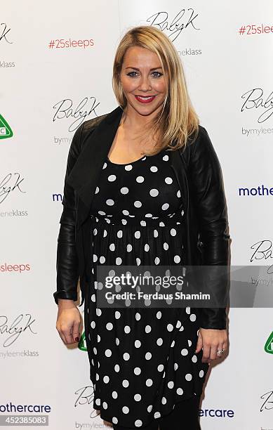 Laura Hamilton attends the Mothercare VIP Christmas party at the newly refurbished Oxford Street Store at Mothercare Oxford Street on November 28,...