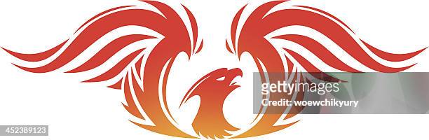 phoenix - - phoenix mythical bird stock-grafiken, -clipart, -cartoons und -symbole