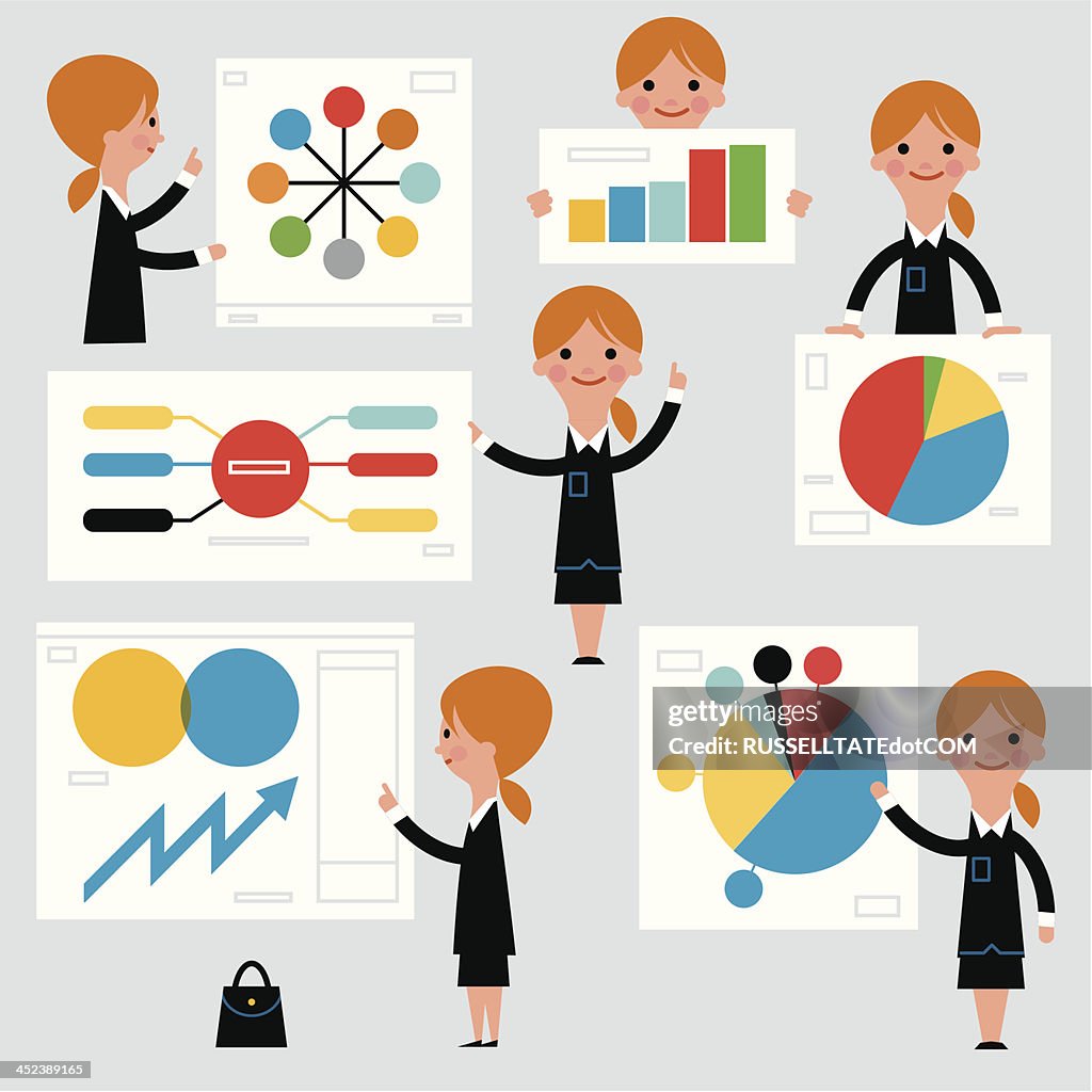 InfoGraphic Elements Woman