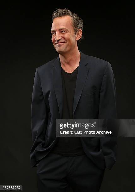 Odd Couple' actor Matthew Perry poses for a portrait during CBS' 2014 Summer TCA tour at The Beverly Hilton Hotel on July 17, 2014 in Beverly Hills,...