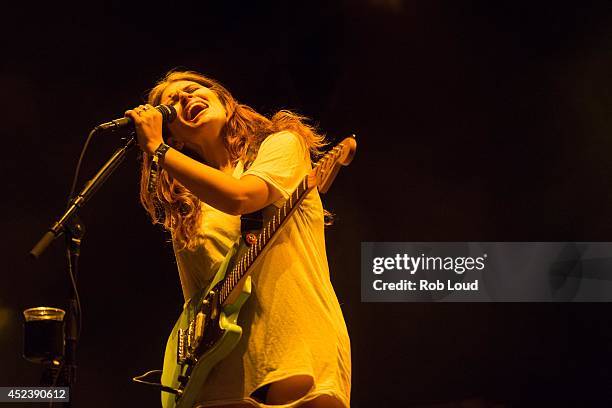 Bethany Cosentino of Best Coast performs at the Pemberton Music Festival on July 18, 2014 in Pemberton, Canada.