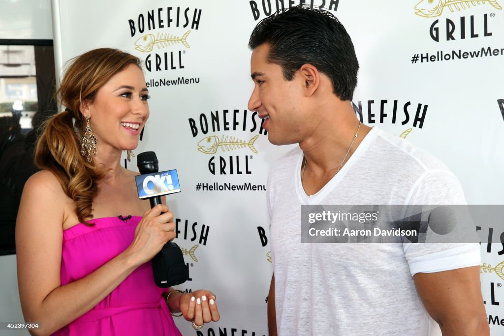 Bonefish Grill Launches New Menu With Celebrity Host Mario Lopez At Private Dockside Party And Cruise in Miami