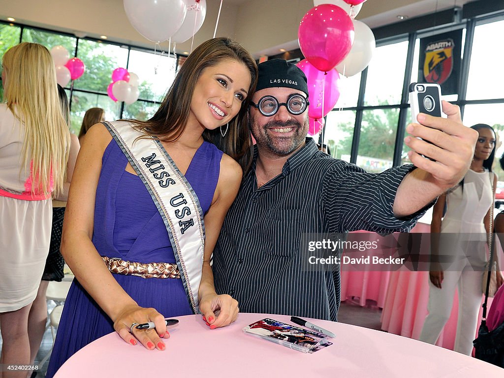 Miss USA Nia Sanchez Hosts Official Miss Nevada USA Recruitment Event At Towbin FIAT Of Las Vegas With Shanna Moakler