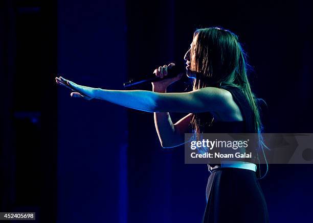 Sara Bareilles performs in concert at Madison Square Garden on July 19, 2014 in New York City.