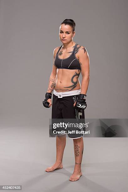 Raquel Pennington poses for a portrait on November 27, 2013 in Las Vegas, Nevada.