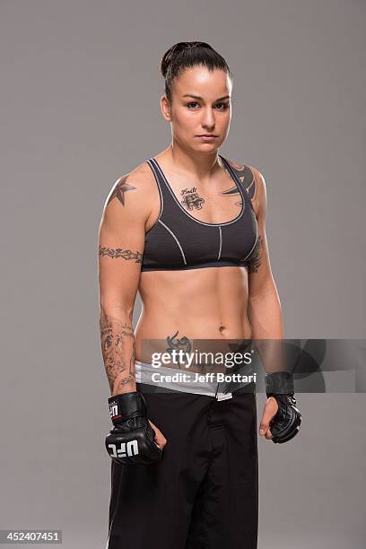 Raquel Pennington poses for a portrait on November 27, 2013 in Las Vegas, Nevada.