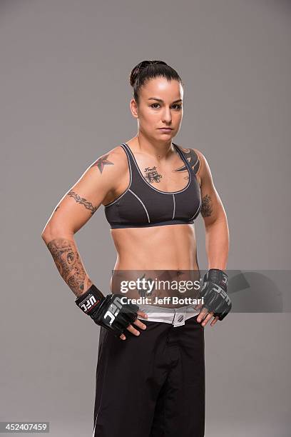 Raquel Pennington poses for a portrait on November 27, 2013 in Las Vegas, Nevada.