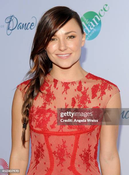 Actress Briana Evigan attends Dizzy Feet Foundation's Celebration Of Dance Gala at The Music Center on July 19, 2014 in Los Angeles, California.