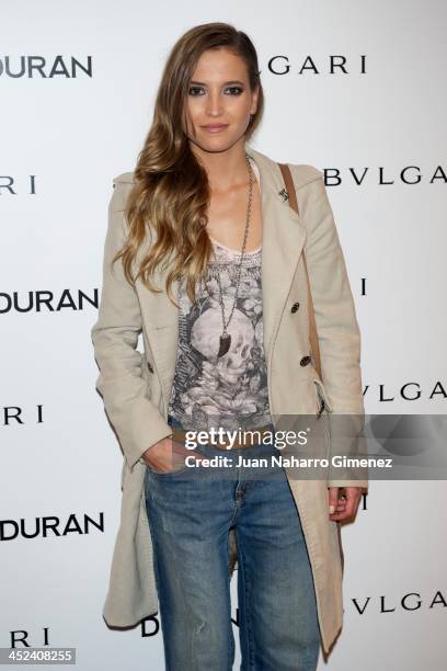 Actress Ana Fernandez attends Bvlgari party at Duran store on November 28, 2013 in Madrid, Spain.