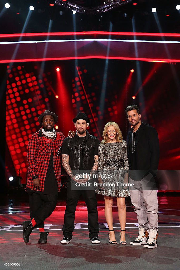 The Voice Final Five And Their Coaches - Media Call