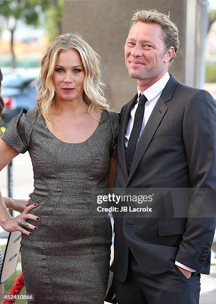 Martyn LeNoble and Christina Applegate attend the 4th Annual Celebration Of Dance Gala Presented By The Dizzy Feet Foundation at Dorothy Chandler...