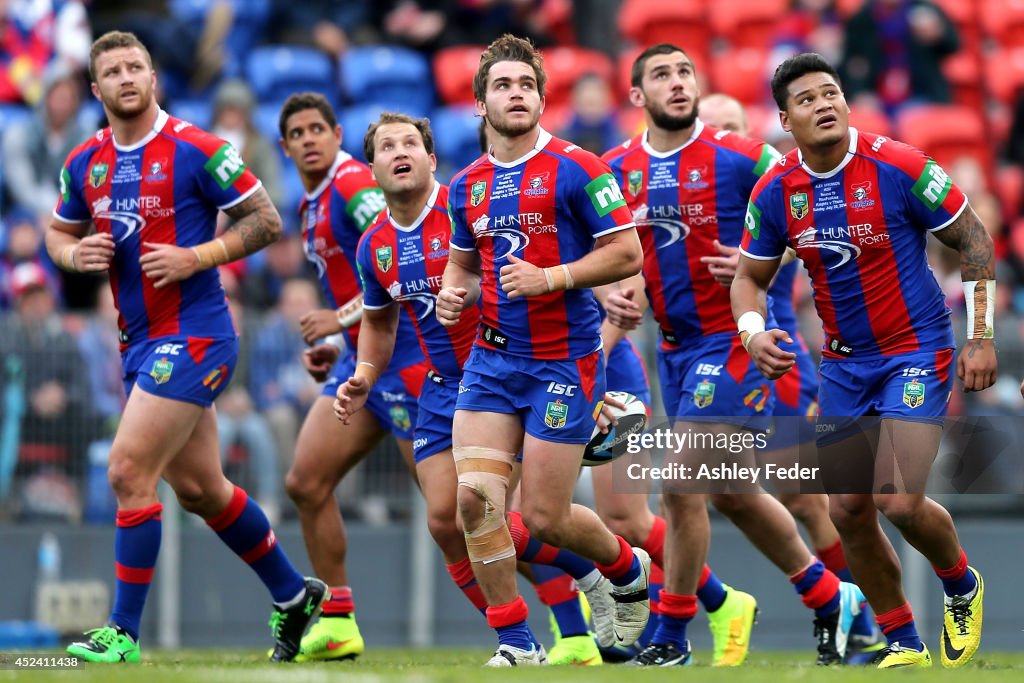 NRL Rd 19 - Knights v Titans