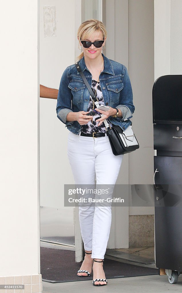 Celebrity Sightings In Los Angeles - July 19, 2014