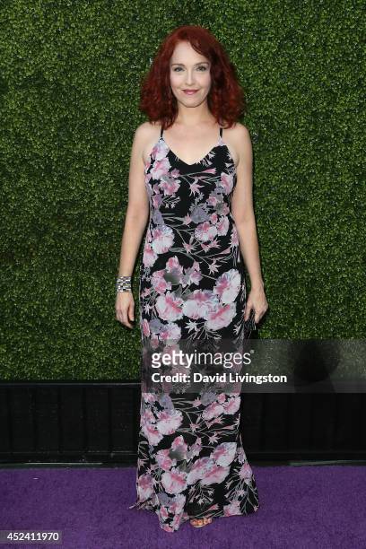 Actress Amy Yasbeck attends the HollyRod Foundation's 16th Annual DesignCare at The Lot Studios on July 19, 2014 in Los Angeles, California.