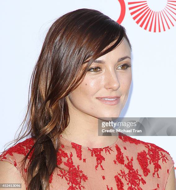 Briana Evigan arrives at The Dizzy Feet Foundation's 4th Annual Celebration of Dance Gala held at Dorothy Chandler Pavilion on July 19, 2014 in Los...