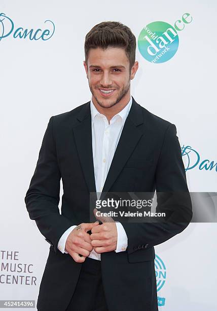 Dancer Misha Gabriel arrives at the 4th Annual Celebration Of Dance Gala Presented By The Dizzy Feet Foundation at Dorothy Chandler Pavilion on July...