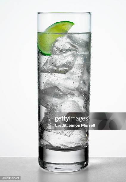 glass of vodka lime - vodka stock pictures, royalty-free photos & images