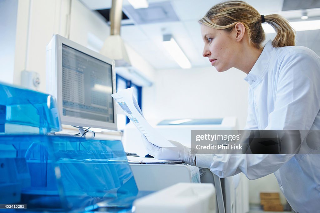Researcher Using Computer High-Res Stock Photo - Getty Images