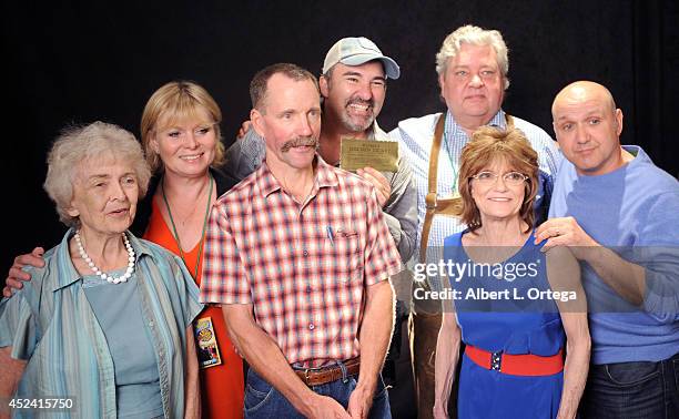 Cast of Willy Wonka Diana Sowle, Julie Dawn Cole, Peter Ostrum, Michael Bollner, Denise Nickerson and Paris Themmen at the The Hollywood Show held at...