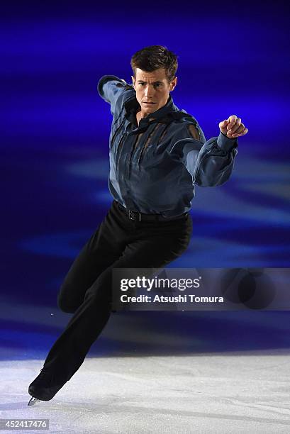 Jeffrey Buttle of Canada performs his routine during THE ICE 2014 at the White Ring on July 19, 2014 in Nagano, Japan.