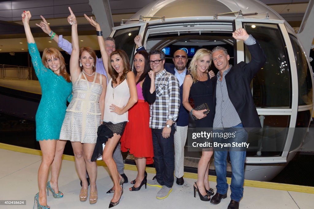 Original Real Housewives Of NYC Jill Zarin And Celebrity Comedian Heather McDonald Ride The High Roller In Las Vegas