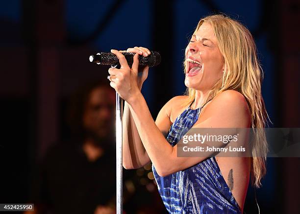 LeAnn Rimes performs at Mardi Gras Casino on July 19, 2014 in Hallandale, Florida.