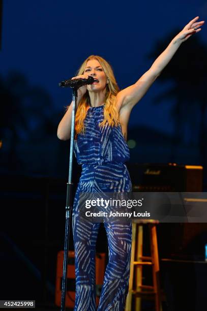 LeAnn Rimes performs at Mardi Gras Casino on July 19, 2014 in Hallandale, Florida.