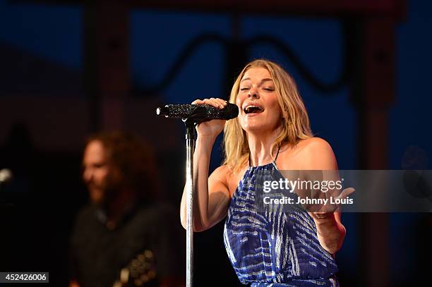 LeAnn Rimes performs at Mardi Gras Casino on July 19, 2014 in Hallandale, Florida.