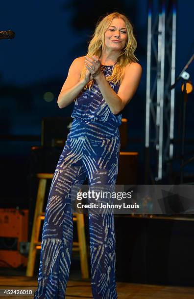 LeAnn Rimes performs at Mardi Gras Casino on July 19, 2014 in Hallandale, Florida.