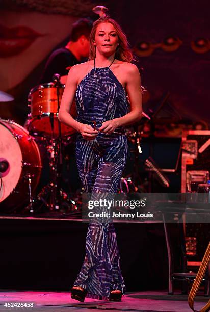 LeAnn Rimes performs at Mardi Gras Casino on July 19, 2014 in Hallandale, Florida.