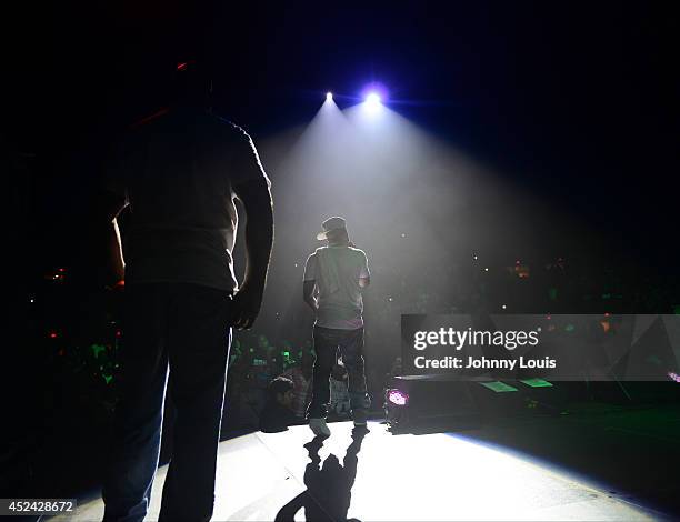 Lil Boosie performs at James L Knight Center on July 19, 2014 in Hallandale, Florida.