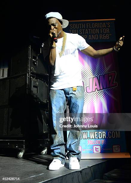 Lil Boosie performs at James L Knight Center on July 19, 2014 in Hallandale, Florida.