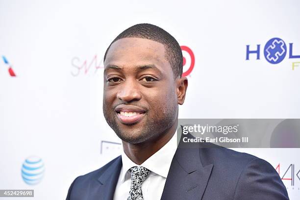 Dwyane Wade attends the 16th Annual DesignCare to Benefit The HollyRod Foundation at The Lot Studios on July 19, 2014 in Los Angeles, California.