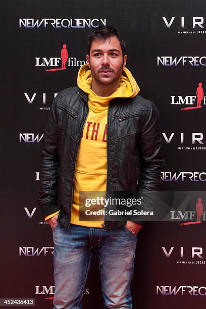 David Feijoo attends 'Viral' Madrid Premiere at Capitol cinema on November 28, 2013 in Madrid, Spain.