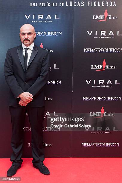 Lucas Figueroa attends 'Viral' Madrid Premiere at Capitol cinema on November 28, 2013 in Madrid, Spain.