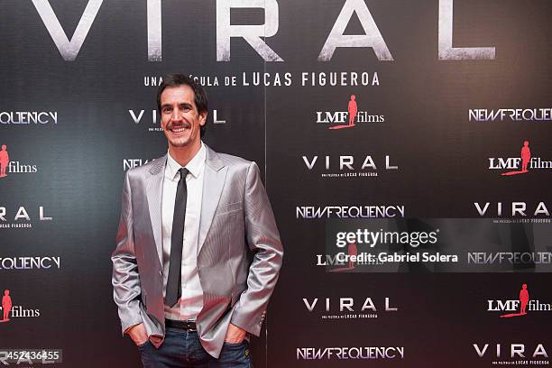 Rodrigo Poison attends 'Viral' Madrid Premiere at Capitol cinema on November 28, 2013 in Madrid, Spain.