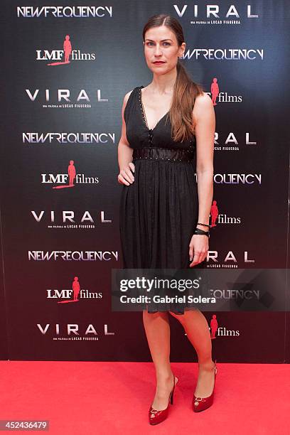 Salome Jimenez attends 'Viral' Madrid Premiere at Capitol cinema on November 28, 2013 in Madrid, Spain.
