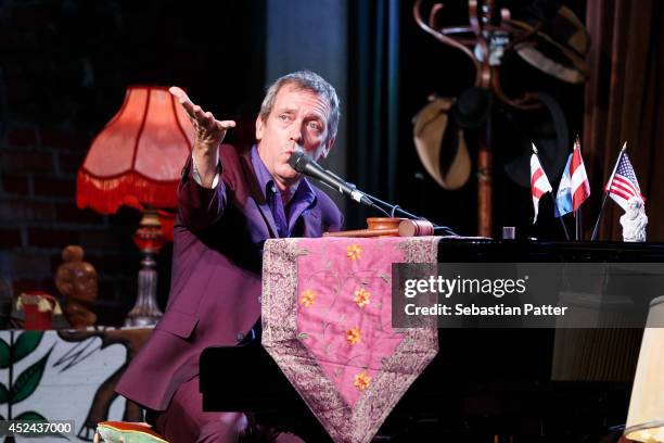 Hugh Laurie performs live on stage on July 20, 2014 in Graz, Austria.