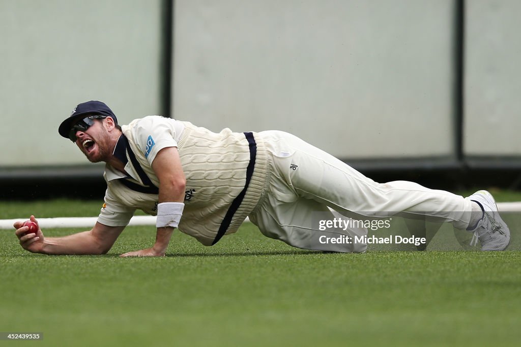 Sheffield Shield - Bushrangers v Redbacks: Day 1