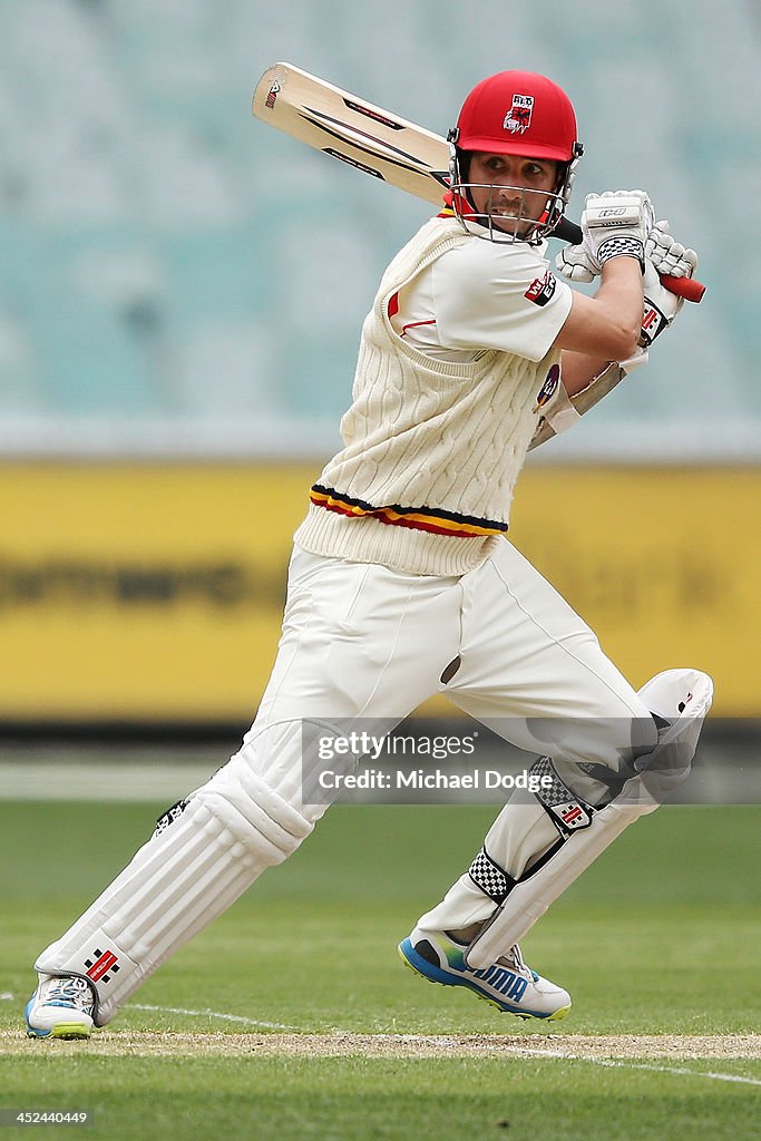 Sheffield Shield - Bushrangers v Redbacks: Day 1