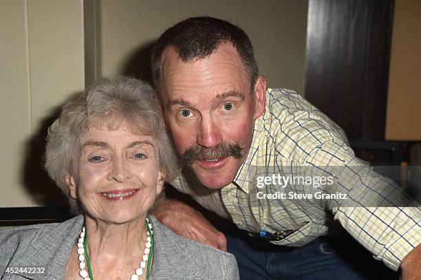 Diana Sowle and Peter Ostrum Poses at The Hollywood Show - Day 2 at Westin Los Angeles Airport on July 20, 2014 in Los Angeles, California.