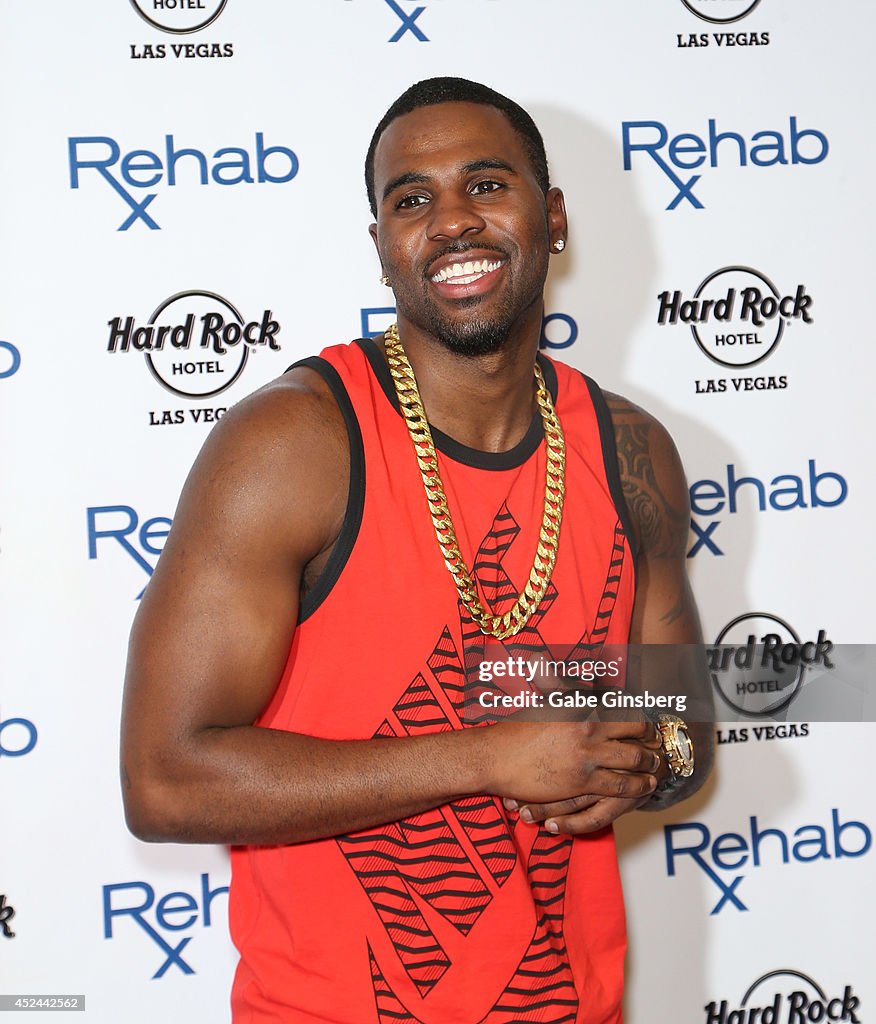 Jason Derulo At Hard Rock's Rehab Pool Party