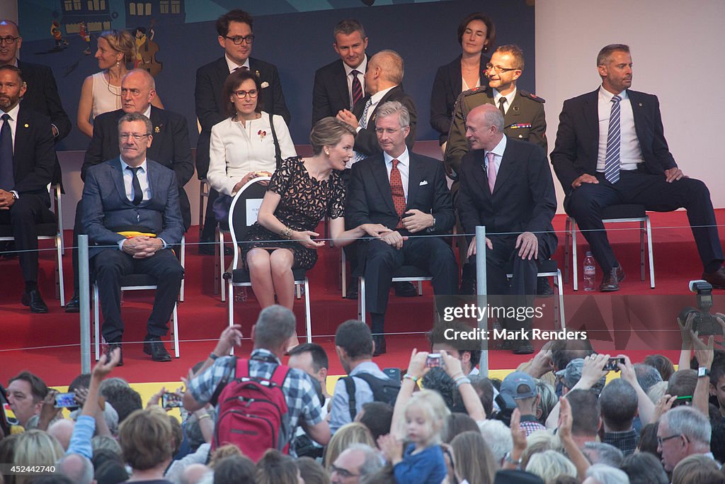 Belgium Royals Preparations Ahead Of National Day Of Belgium 2014