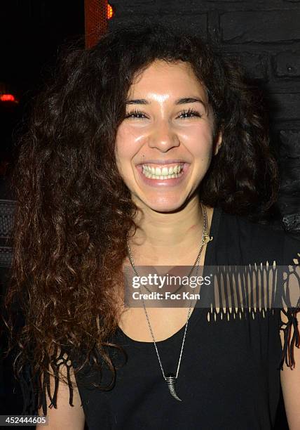 Sofiia Manousha attends The VV Brown Show Case Hosted By Paco Rabanne Excess Diary Perfume at the Tiitty Twister Club on November 28, 2013 in Paris,...