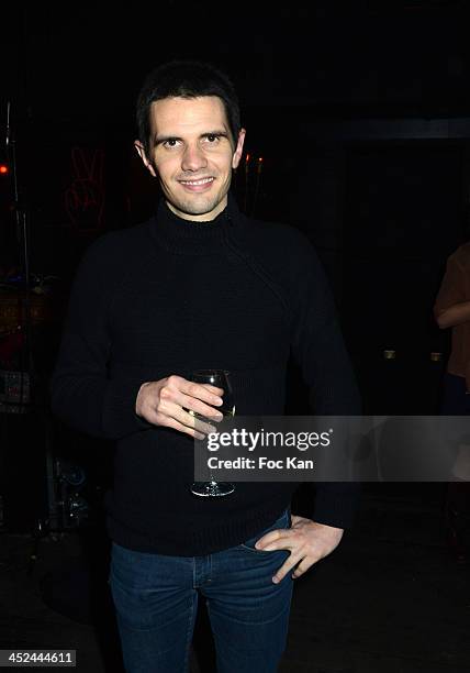 Musician Lescop attends The VV Brown Show Case Hosted By Paco Rabanne Excess Diary Perfume at the Tiitty Twister Club on November 28, 2013 in Paris,...