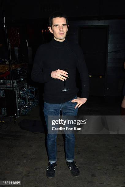 Musician Lescop attends The VV Brown Show Case Hosted By Paco Rabanne Excess Diary Perfume at the Tiitty Twister Club on November 28, 2013 in Paris,...