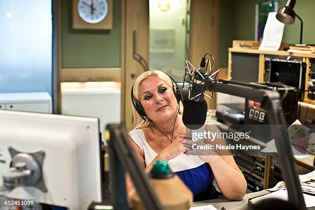 Broadcaster Vanessa Feltz is photographed for Event magazine in London, England.