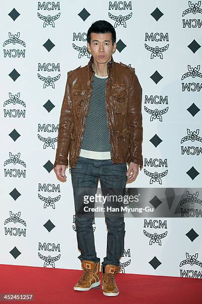 South Korean singer Sean attends the MCM S/S 2014 Seoul Fashion Show at Lotte Hotel on November 26, 2013 in Seoul, South Korea.