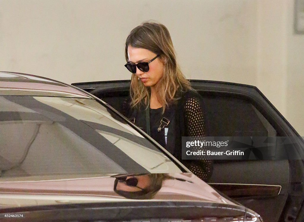 Celebrity Sightings In Los Angeles - July 20, 2014
